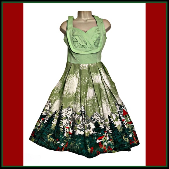Hua Lan Dresses & Skirts - NWOT HUA LAN MED VINTAGE-INSPIRED HOLIDAY DRESS